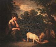 Girl with Pigs Thomas Gainsborough